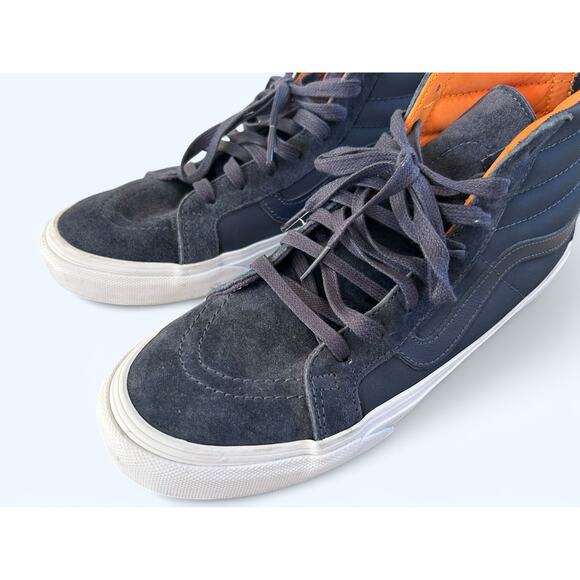 Vans x Scotchgard SK8-Hi Top Skate Shoes Sneakers Navy White Womens 9 Men's 7.5 - Picture 2 of 9